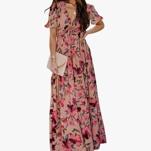 Boho Floral Maxi Dress